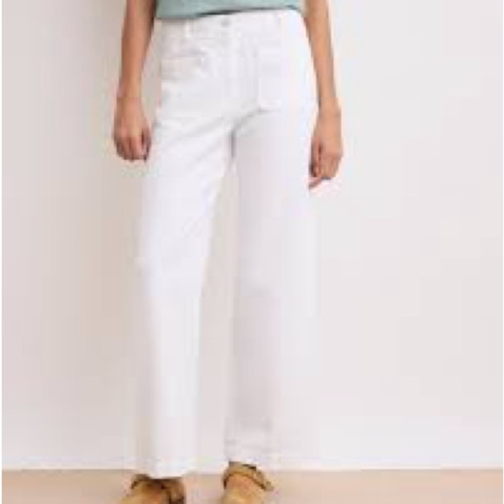 Hartford White Linen pants never worn! Size 0